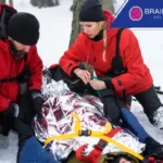 ski accident